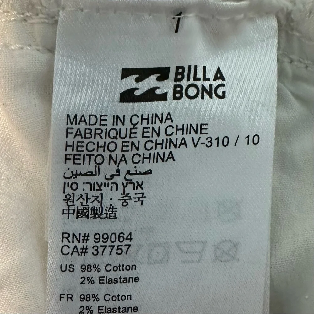 Billabong Denim Frayed Shorts